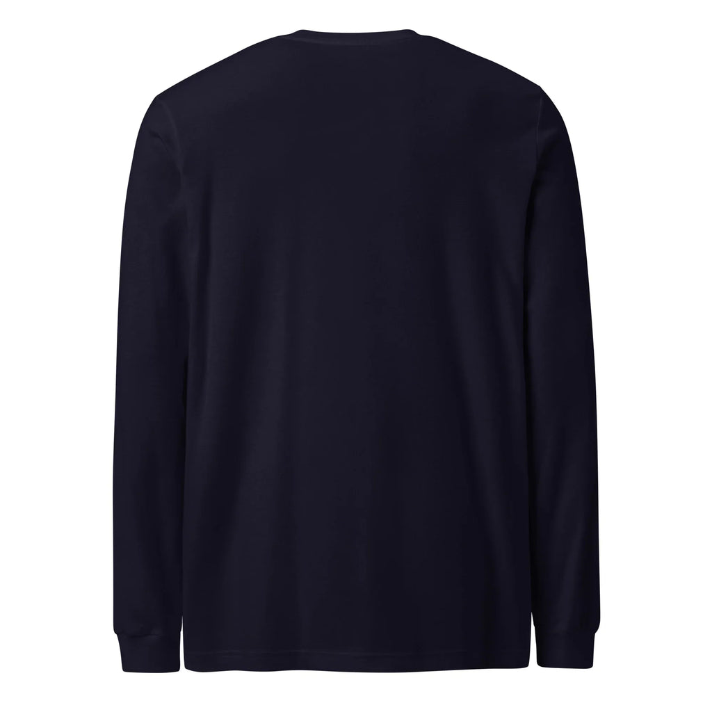 Unisex | Mind Over Matter - Long Sleeve Tee Long Sleeve T-Shirts AwRans Clothing unisex-long-sleeve-tee-navy-back-67483d8f98708