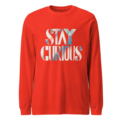 Unisex | Stay Curious - Long Sleeve Tee - AwRans Clothing