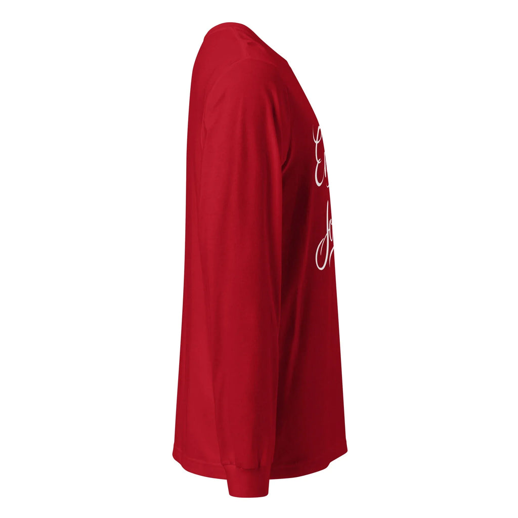 Unisex | Embrace The Journey - Long Sleeve Tee Long Sleeve T-Shirts AwRans Clothing unisex-long-sleeve-tee-red-right-67480d9565329