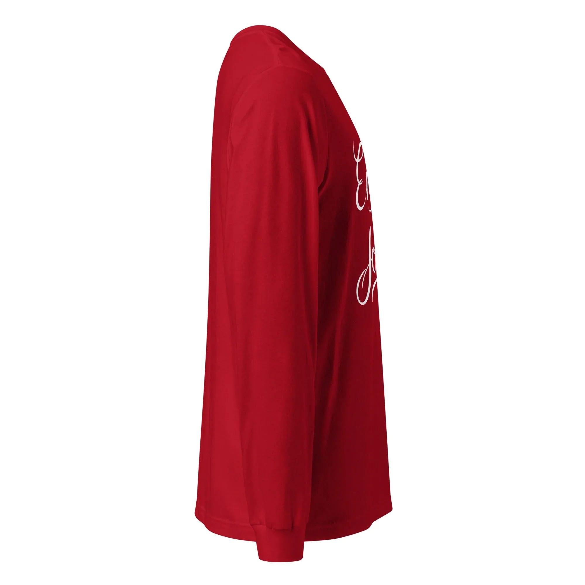 Unisex | Embrace The Journey - Long Sleeve Tee Long Sleeve T-Shirts AwRans Clothing unisex-long-sleeve-tee-red-right-67480d9565329