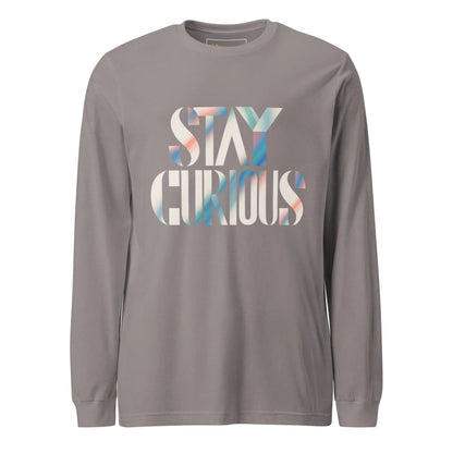 Unisex | Stay Curious - Long Sleeve Tee - AwRans Clothing