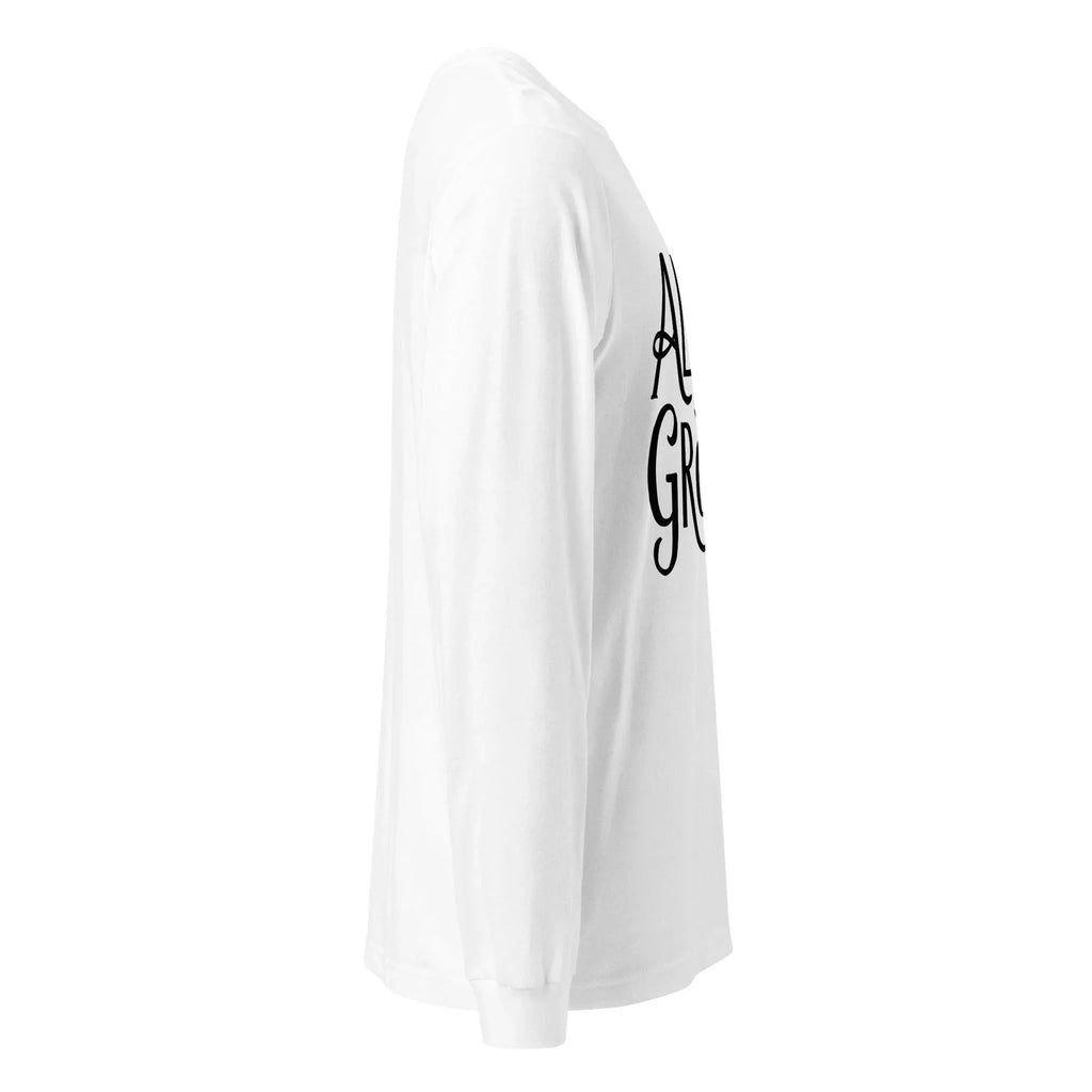 Unisex | Always Grateful - Long Sleeve Tee Long Sleeve T-Shirts AwRans Clothing unisex-long-sleeve-tee-white-right-67498720659af