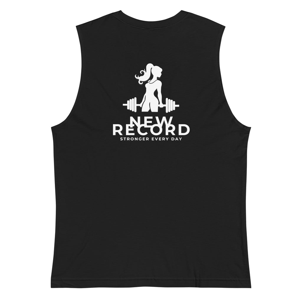Women's Muscle Shirt Muscle Shirt AwRans Clothing unisex-muscle-shirt-black-back-67f04fd3440c8