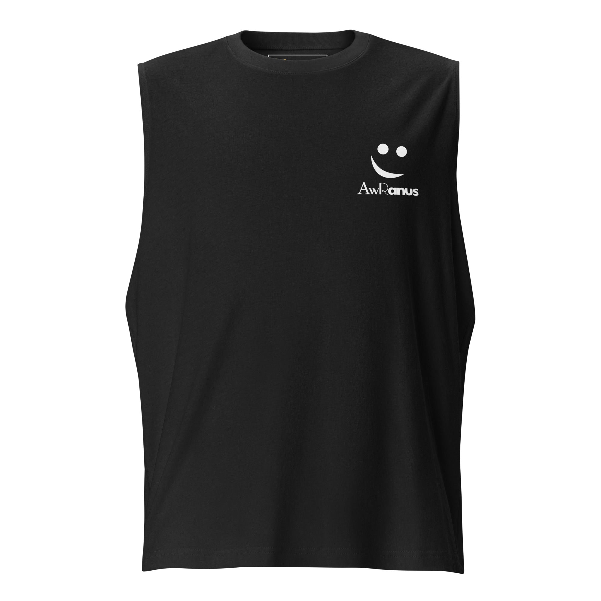 Women's Muscle Shirt Muscle Shirt AwRans Clothing unisex-muscle-shirt-black-front-67f04fd33f9e4