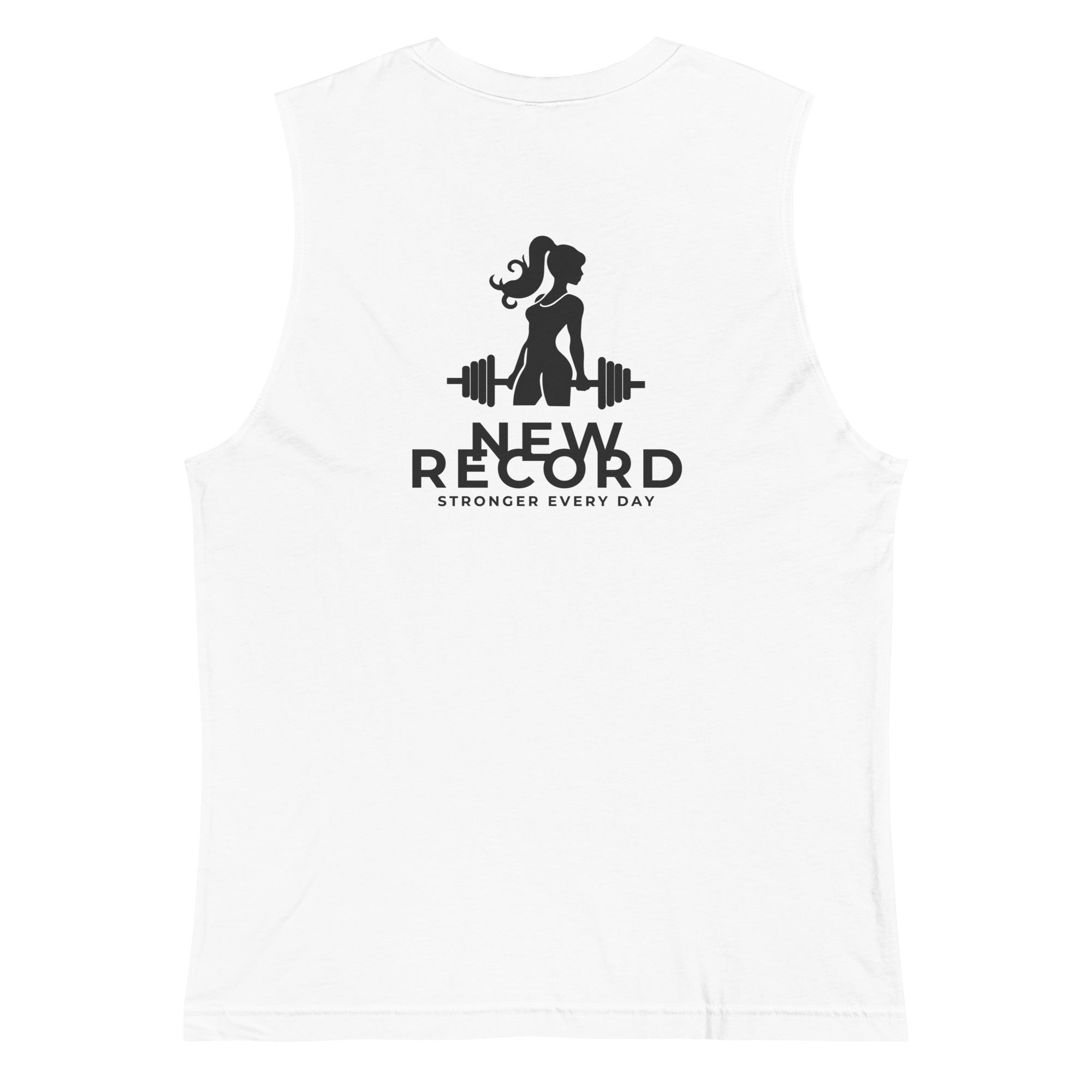 Women's Muscle Shirt Muscle Shirt AwRans Clothing unisex-muscle-shirt-white-back-67ea915451aac