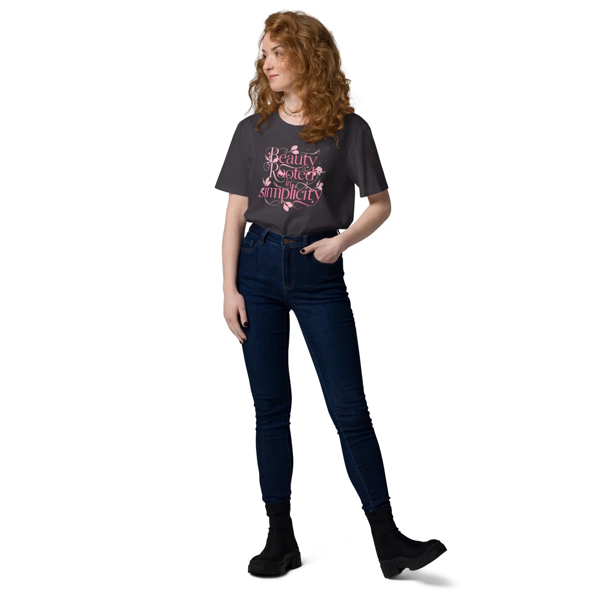 Women's Organic Cotton T-Shirt | Beauty Rooted In Simplicity - AwRans Clothing