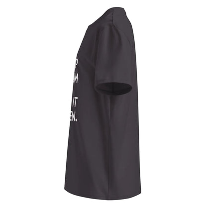 Unisex | Keep Calm And Make It Happen Organic Cotton T-Shirt - AwRans Clothing