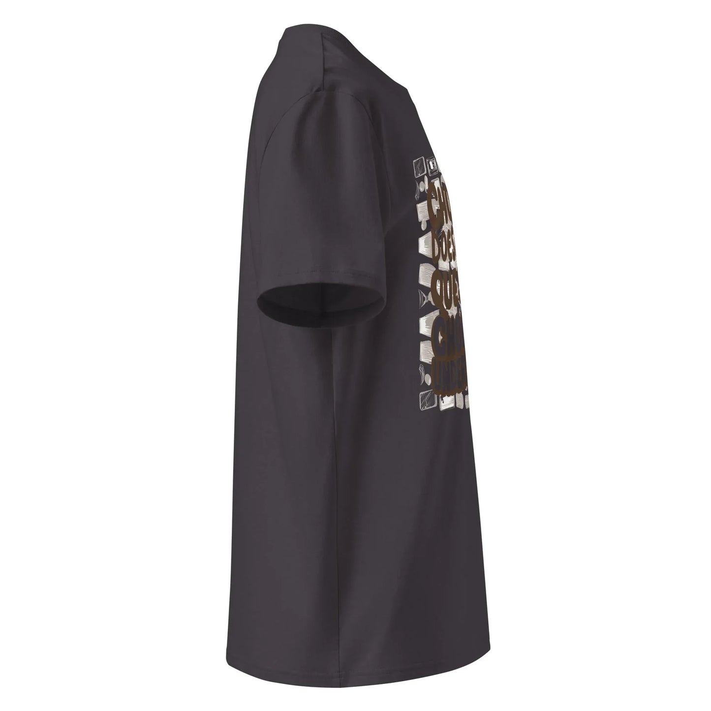 Unisex | Chocolate Doesn't Ask Questions Chocolate Understands Organic Cotton T-Shirt - AwRans Clothing