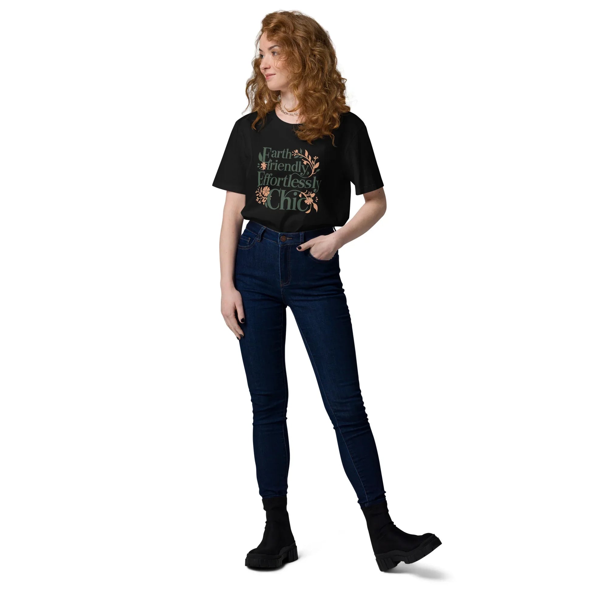 Women's Organic Cotton T-Shirt | Earth Friendly,Effortrless Chic - AwRans Clothing