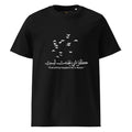 ARABIC Unisex | Everything Happens For A Reason Organic Cotton T-Shirt Black T-Shirt AwRans Clothing unisex-organic-cotton-t-shirt-black-front-66504570e04df