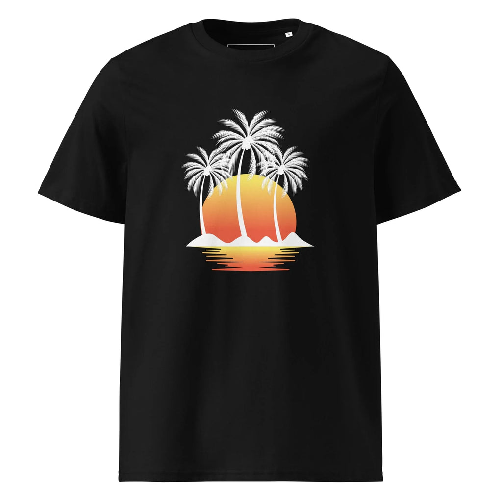 Unisex | Summer Isn't Sadness - Stylish Organic Cotton T-Shirt Black T-Shirt AwRans Clothing unisex-organic-cotton-t-shirt-black-front-66641cd08d38e