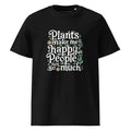 Unisex | Plants Make Me Happy, People Not So Much - Organic Cotton T-Shirt Black T-Shirt AwRans Clothing unisex-organic-cotton-t-shirt-black-front-6665add99acbb