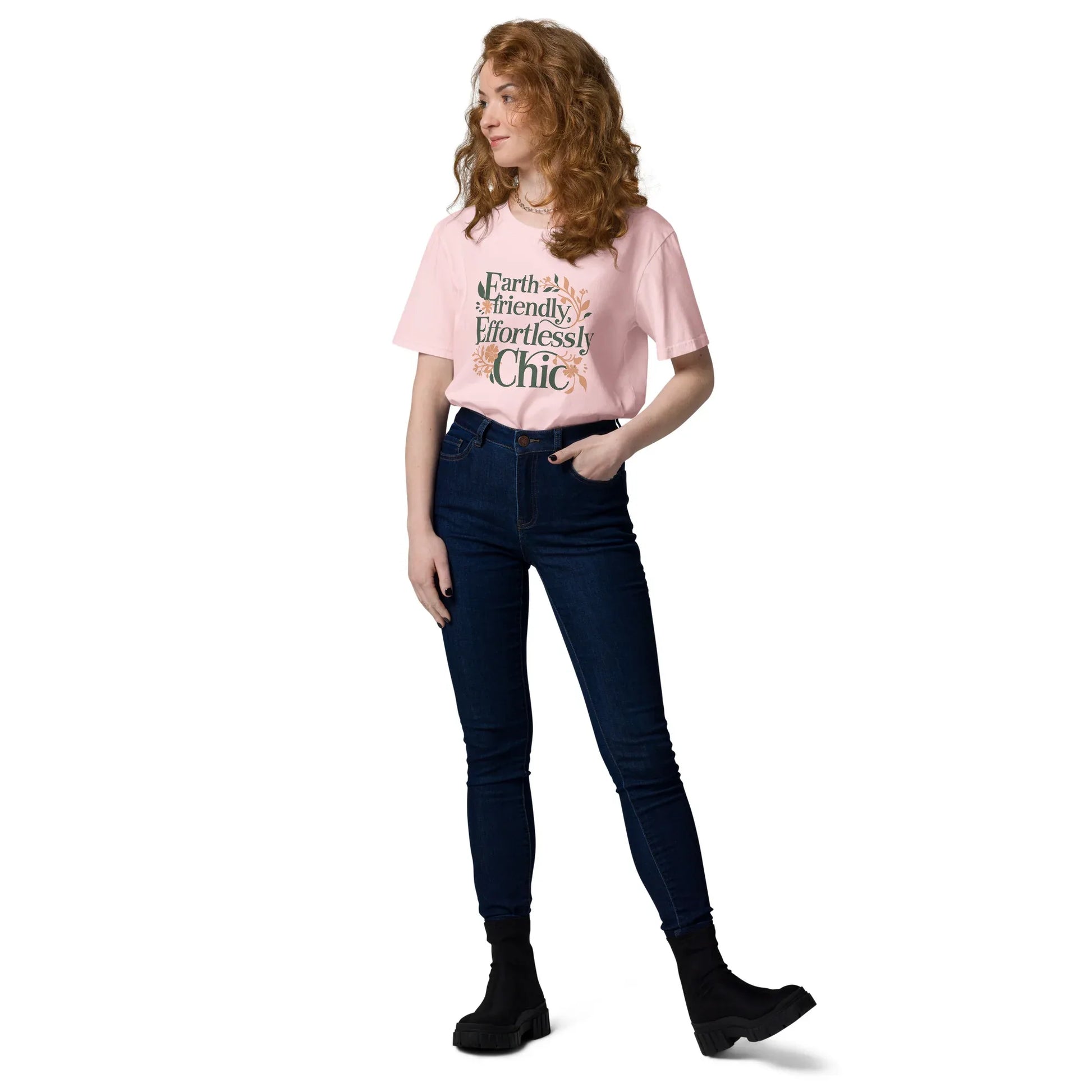 Women's Organic Cotton T-Shirt | Earth Friendly,Effortrless Chic - AwRans Clothing
