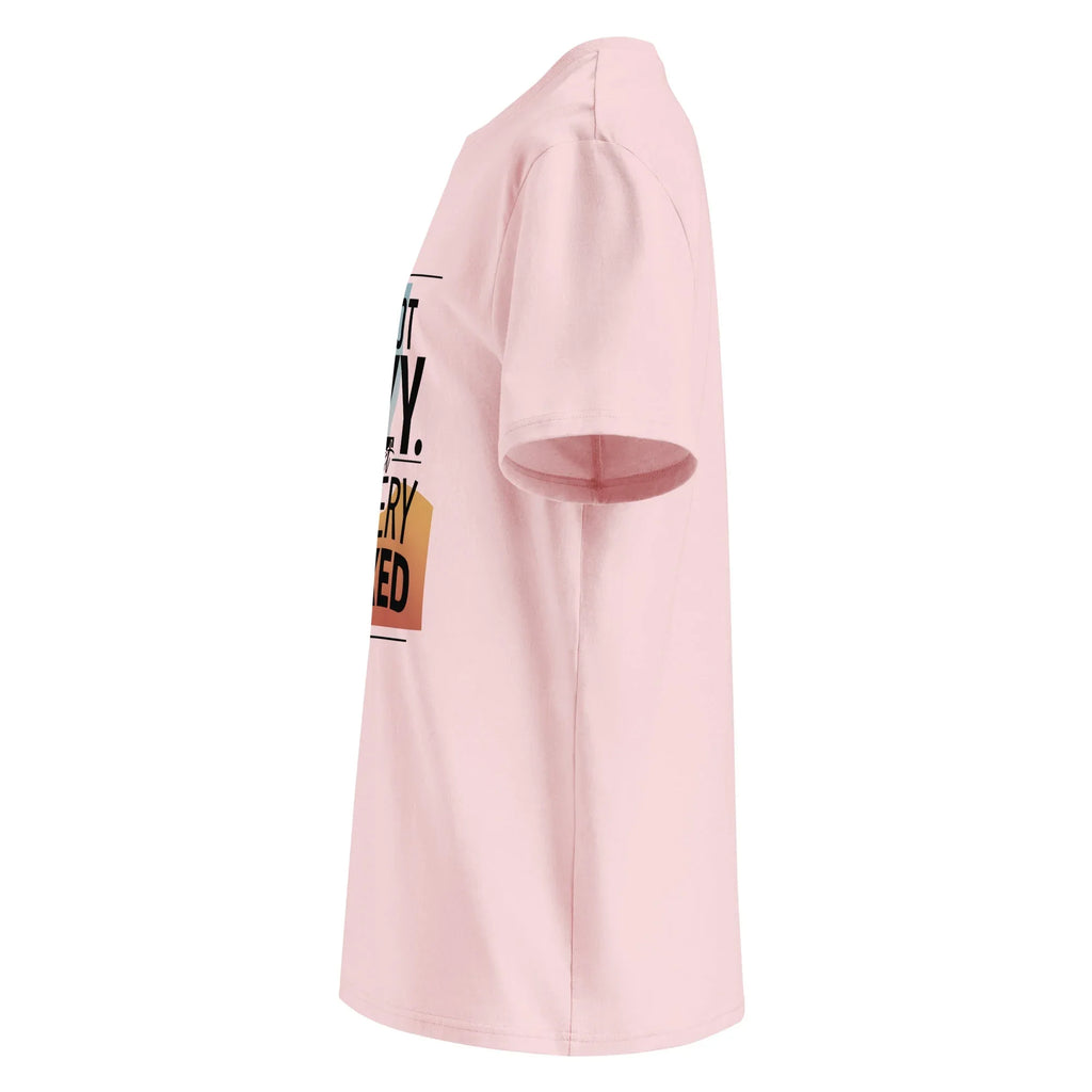 Unisex | I'm Not Lazy I'm Just Relaxed Organic Cotton T-Shirt T-Shirt AwRans Clothing unisex-organic-cotton-t-shirt-cotton-pink-left-665e719a78788