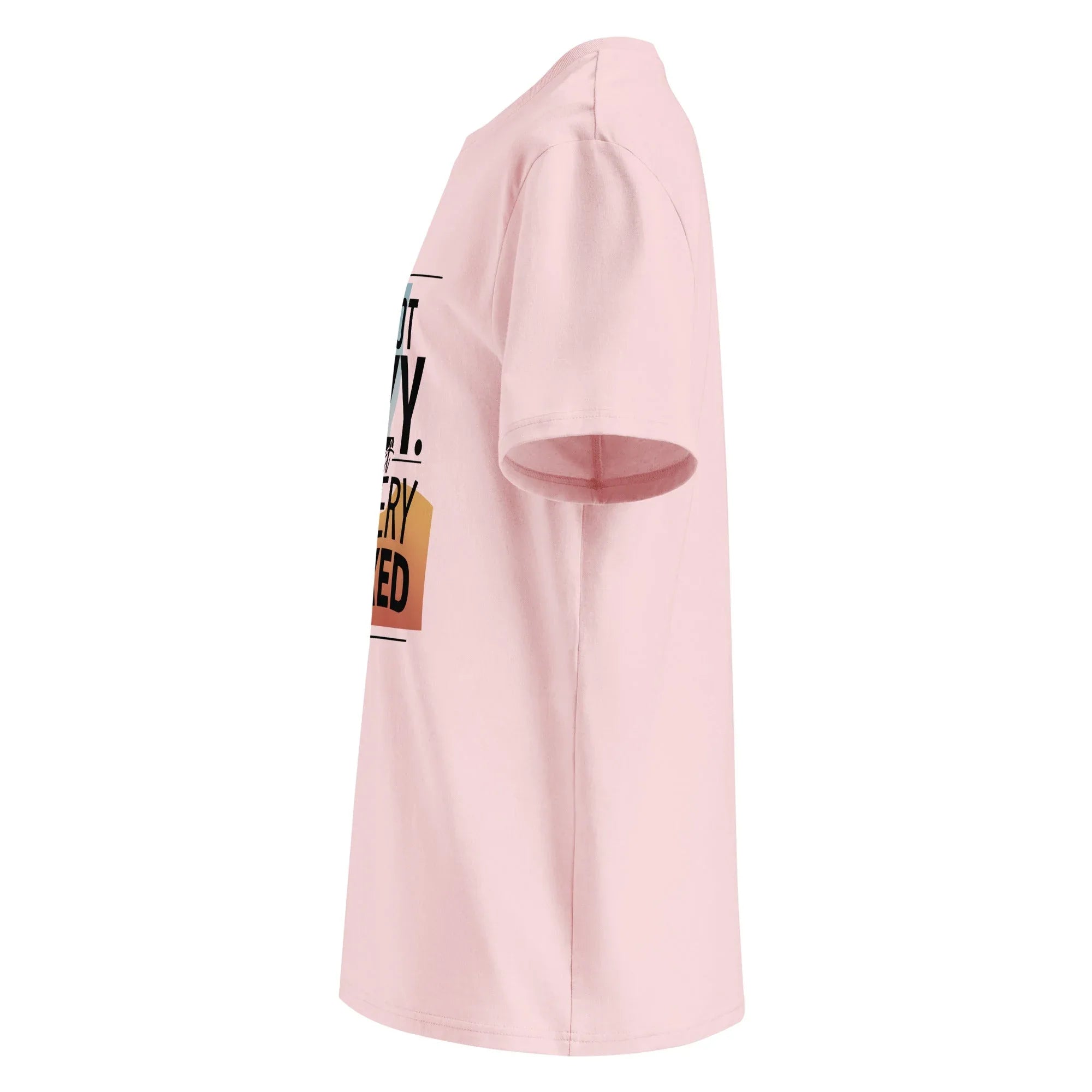 Unisex | I'm Not Lazy I'm Just Relaxed Organic Cotton T-Shirt T-Shirt AwRans Clothing unisex-organic-cotton-t-shirt-cotton-pink-left-665e719a78788