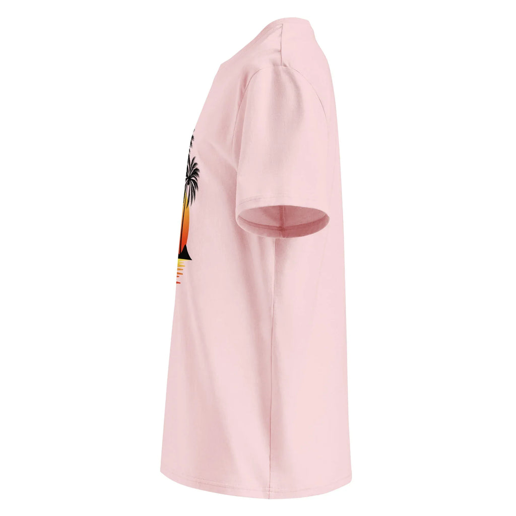 Unisex | Summer Isn't Sadness - Stylish Organic Cotton T-Shirt T-Shirt AwRans Clothing unisex-organic-cotton-t-shirt-cotton-pink-left-6663f6d2d3f28