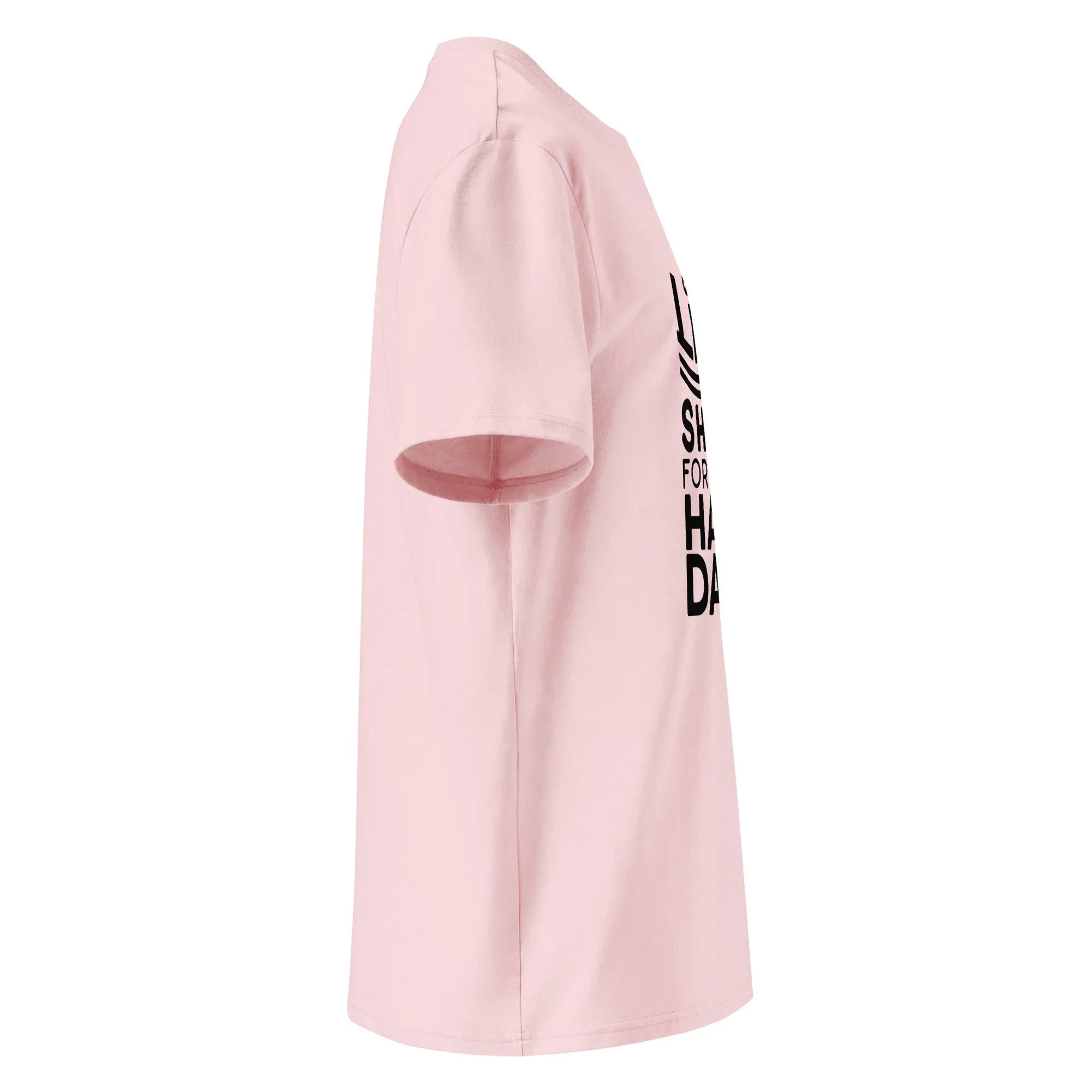 Unisex | LIFE IS TOO SHORT FOR BAD HAIR DAYS Organic Cotton T-Shirt T-Shirt AwRans Clothing unisex-organic-cotton-t-shirt-cotton-pink-right-665e66ea62548