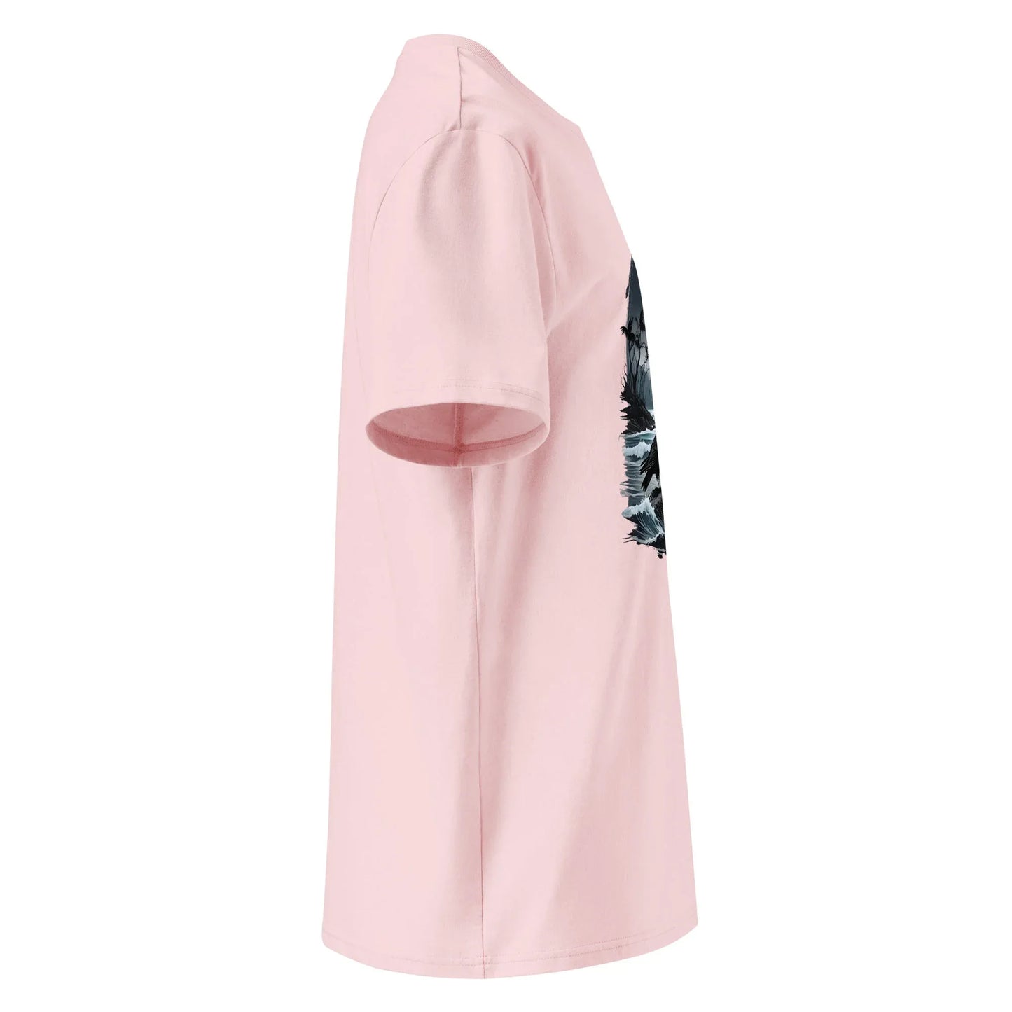 Unisex | Moon, Crow, Beach - Soft Organic Cotton T-Shirt - AwRans Clothing