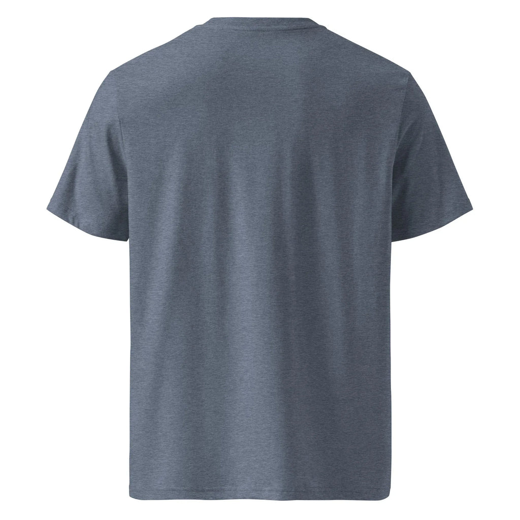 ARABIC Unisex | Love Organic Cotton T-Shirt T-Shirt AwRans Clothing unisex-organic-cotton-t-shirt-dark-heather-blue-back-6633a233e9563