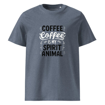 Unisex | Coffee Is My Spirit Animal Organic Cotton T-Shirt - AwRans Clothing
