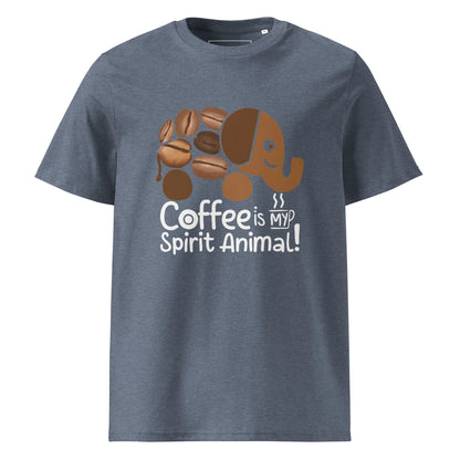 Unisex | Coffee Is My Spirit Animal Organic Cotton T-Shirt - AwRans Clothing