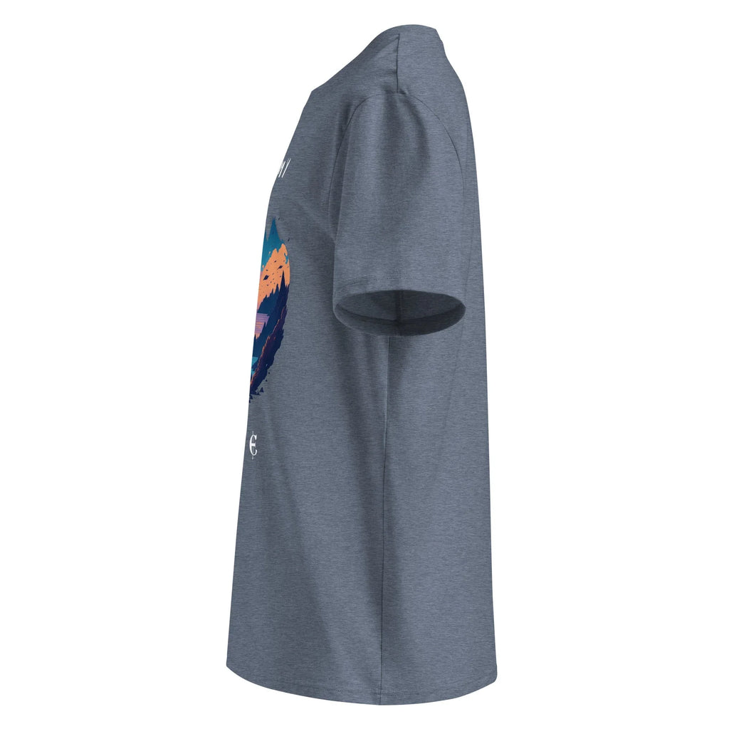 Unisex | A Dreamy Life Organic Cotton T-Shirt T-Shirt AwRans Clothing unisex-organic-cotton-t-shirt-dark-heather-blue-left-665461d3cb2d2