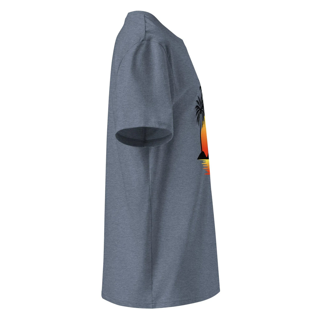 Unisex | Summer Isn't Sadness - Stylish Organic Cotton T-Shirt T-Shirt AwRans Clothing unisex-organic-cotton-t-shirt-dark-heather-blue-right-6663f6d2389e1
