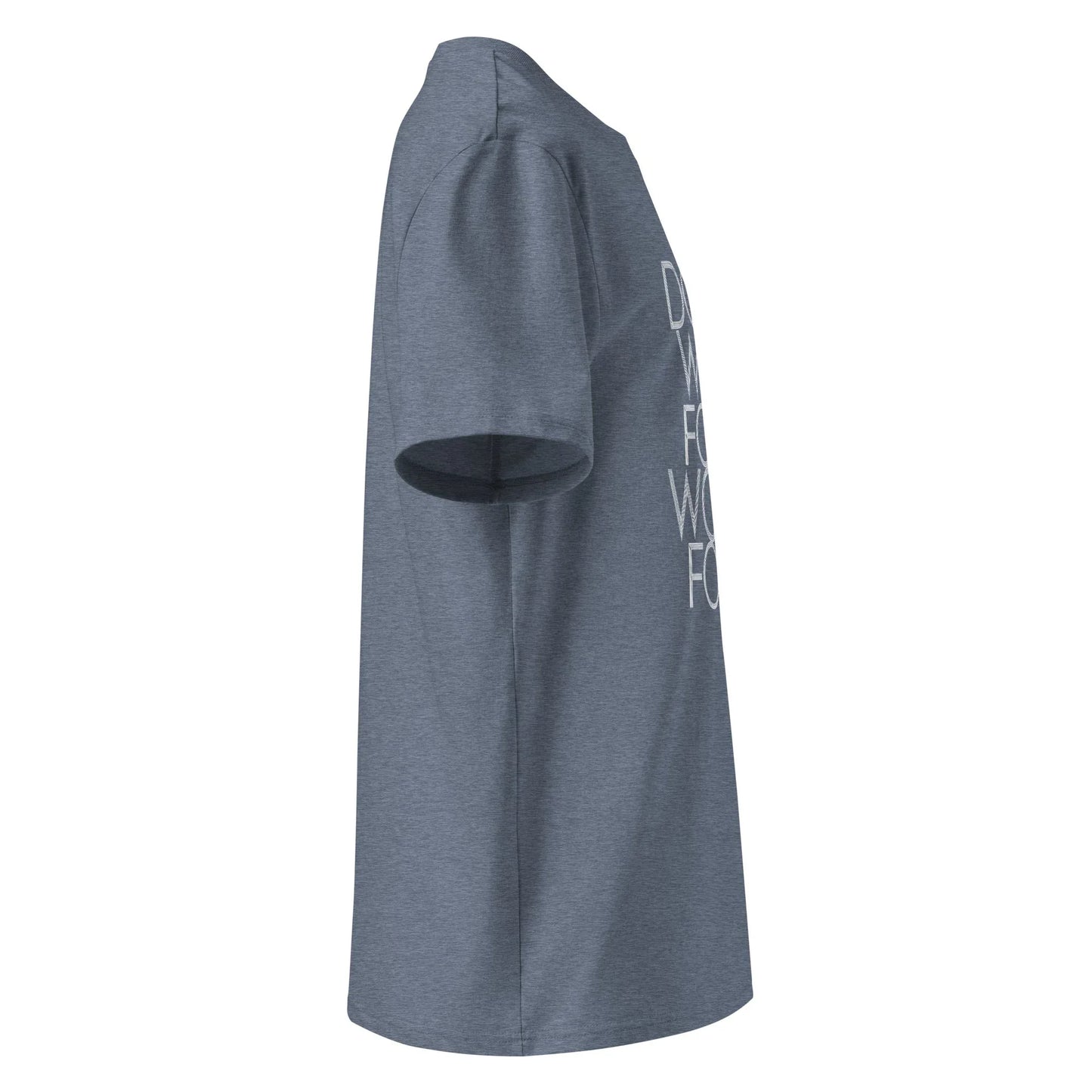 Unisex | DON'T WISH FOR IT - WORK FOR IT Organic Cotton T-Shirt - AwRans Clothing