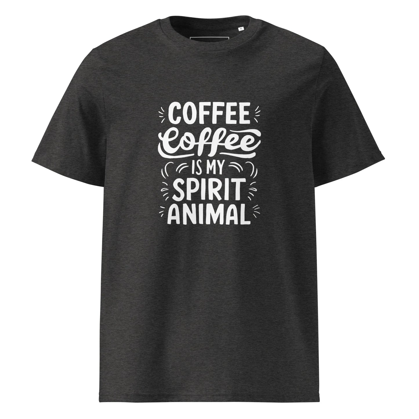 Unisex | Coffee Is My Spirit Animal Organic Cotton T-Shirt - AwRans Clothing