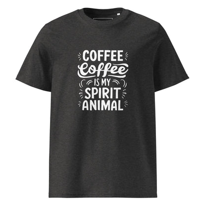 Unisex | Coffee Is My Spirit Animal Organic Cotton T-Shirt - AwRans Clothing