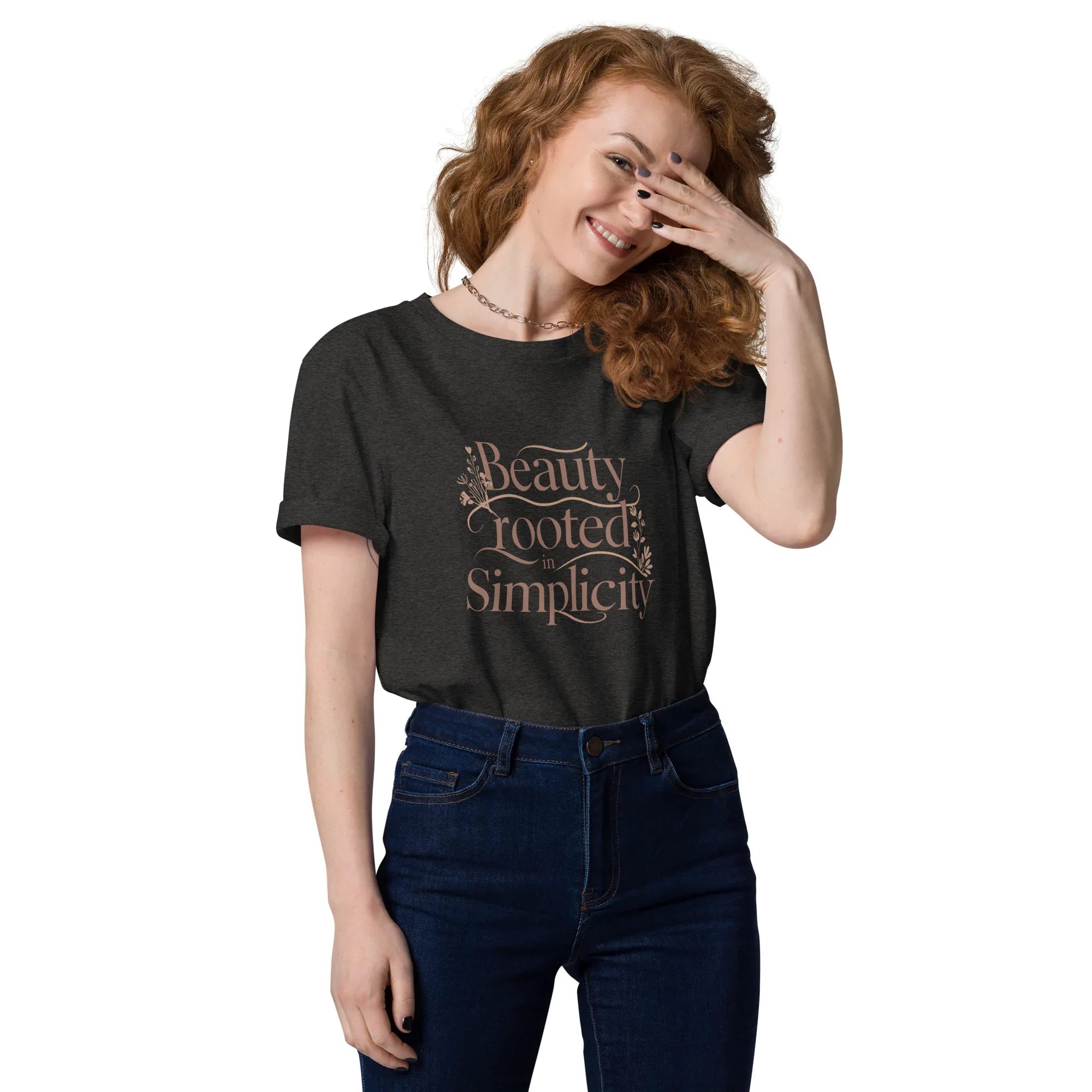 Women's Organic Cotton T-Shirt | Beauty Rooted In Simplicity - AwRans Clothing