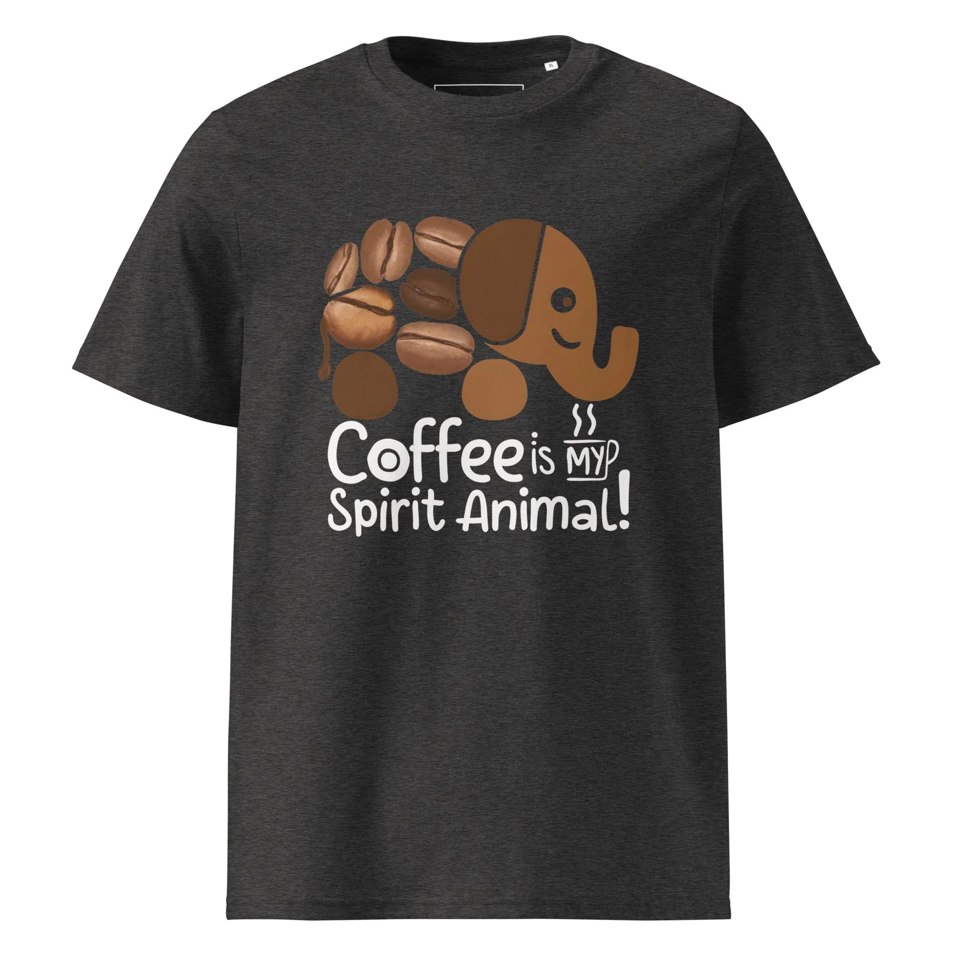 Unisex | Coffee Is My Spirit Animal Organic Cotton T-Shirt - AwRans Clothing