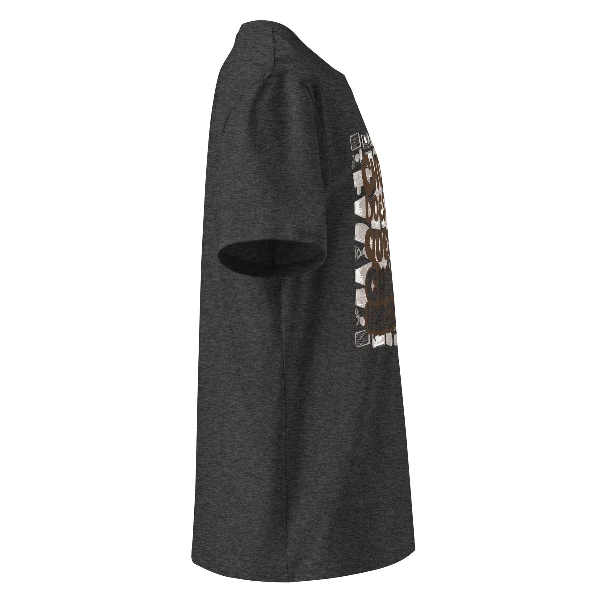 Unisex | Chocolate Doesn't Ask Questions Chocolate Understands Organic Cotton T-Shirt - AwRans Clothing