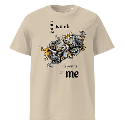 Unisex | Your Luck Depends On Me Organic Cotton T-Shirt - AwRans Clothing