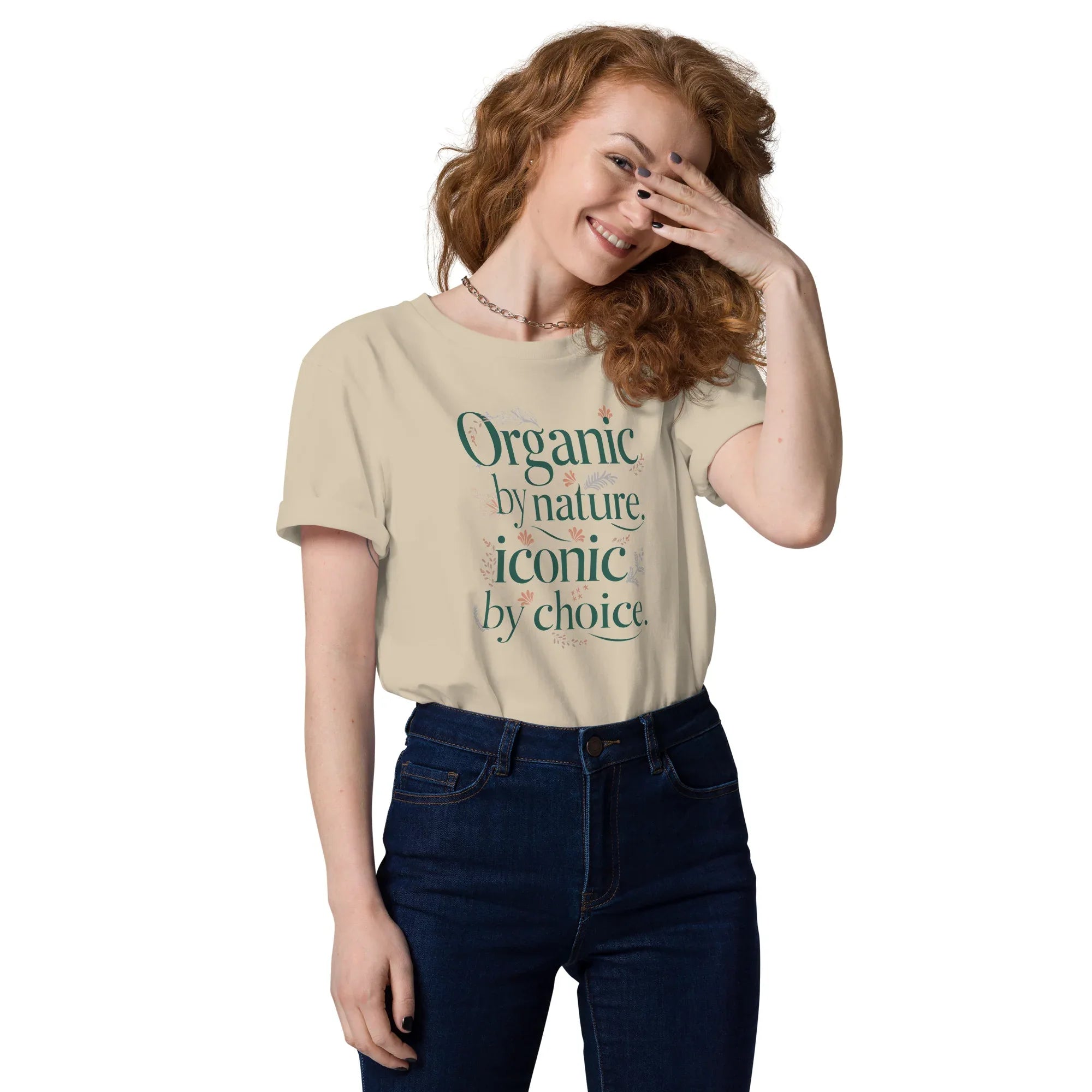 Women's Organic Cotton T-Shirt | Organic By Nature,Iconic By Choice Desert Dust T-Shirt AwRans Clothing unisex-organic-cotton-t-shirt-desert-dust-front-67b19bb502afe