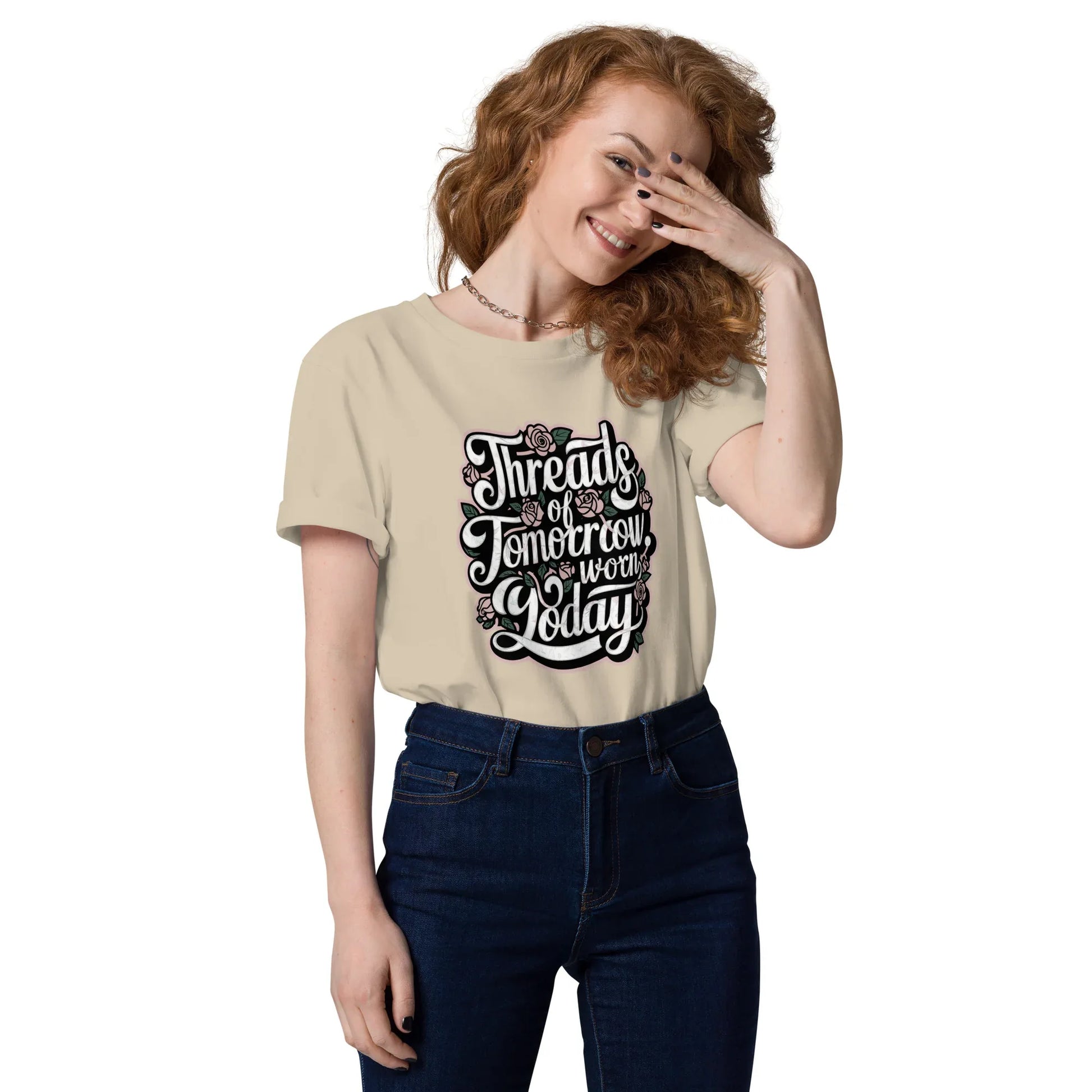 Women's Organic Cotton T-Shirt | Threads Of Tomorrow Worn Today - AwRans Clothing