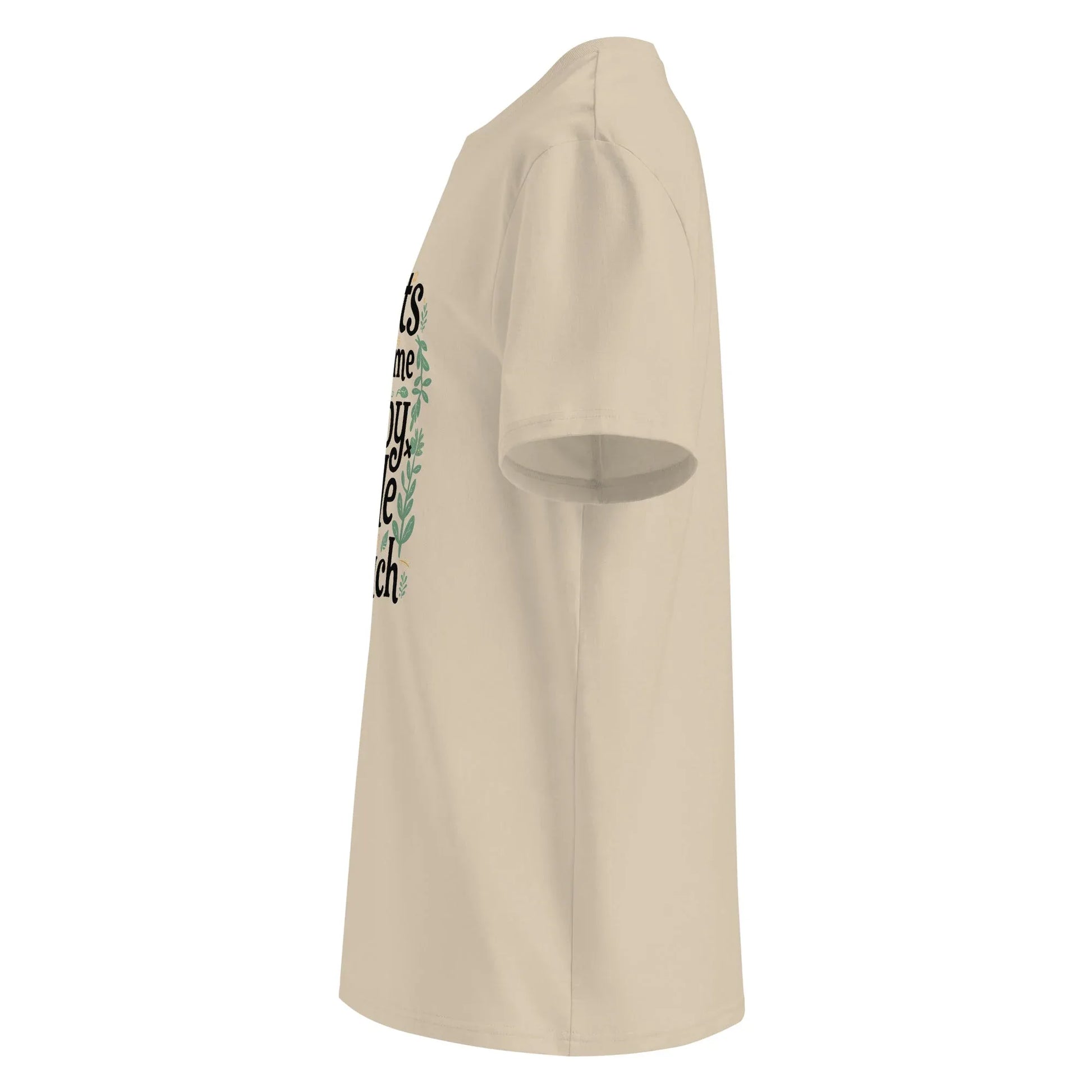 Unisex | Plants Make Me Happy, People Not So Much - Organic Cotton T-Shirt - AwRans Clothing