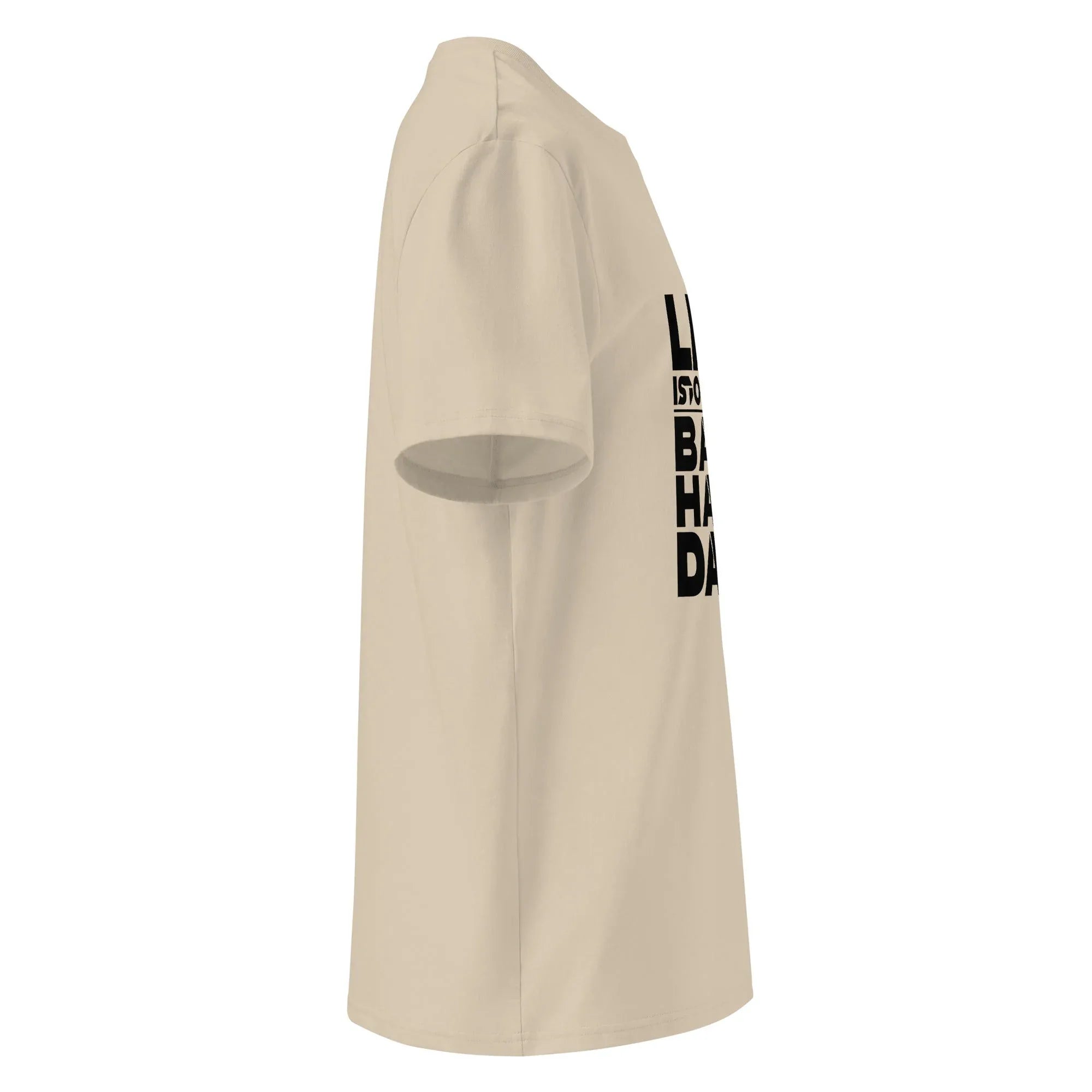Unisex | Life Is Too Short For For Bad Hair Days! Organic Cotton T-Shirt T-Shirt AwRans Clothing unisex-organic-cotton-t-shirt-desert-dust-right-665d390e1bbfc