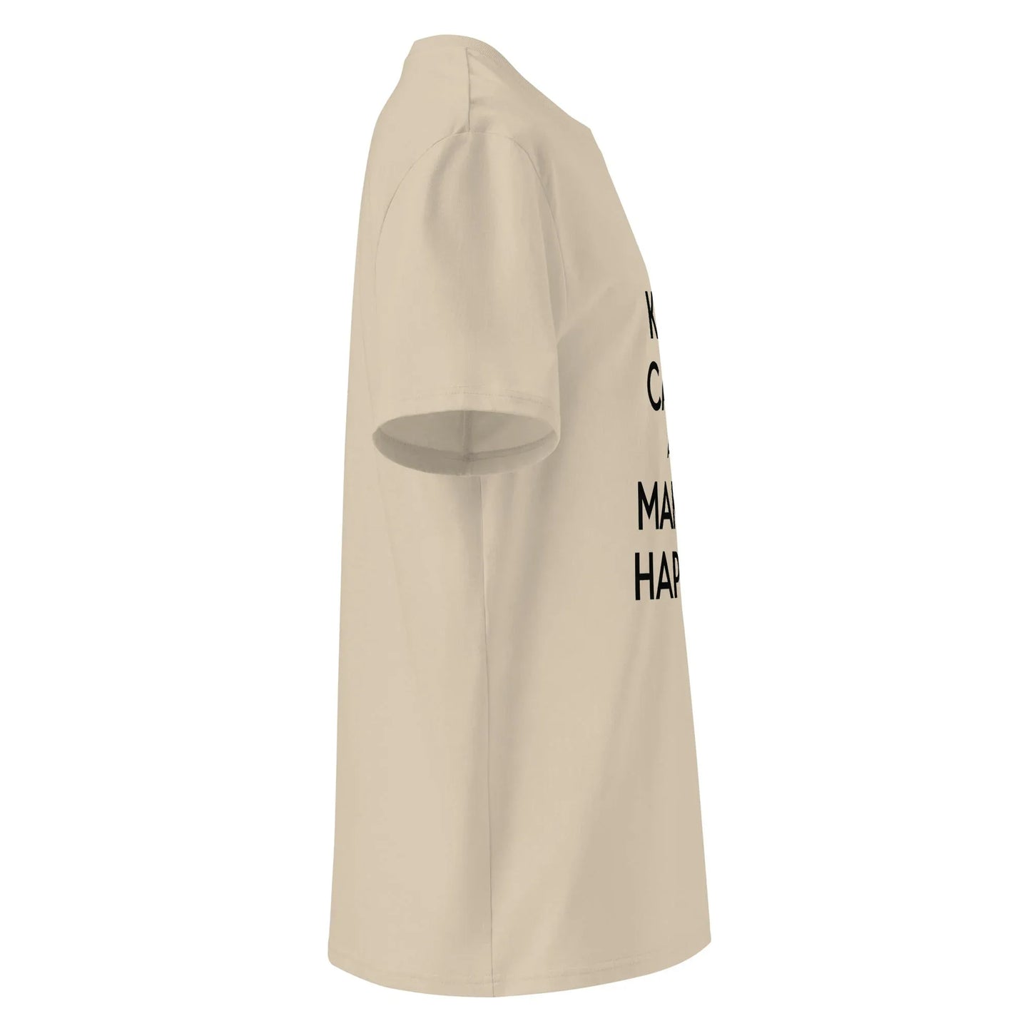 Unisex | Keep Calm And Make It Happen Organic Cotton T-Shirt - AwRans Clothing