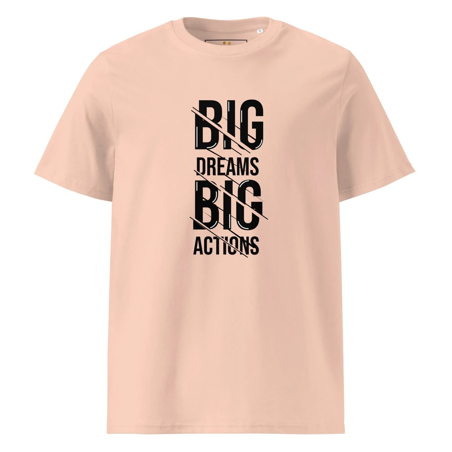 Unisex | Big Dreams Big Actions Organic Cotton T-Shirt - AwRans Clothing