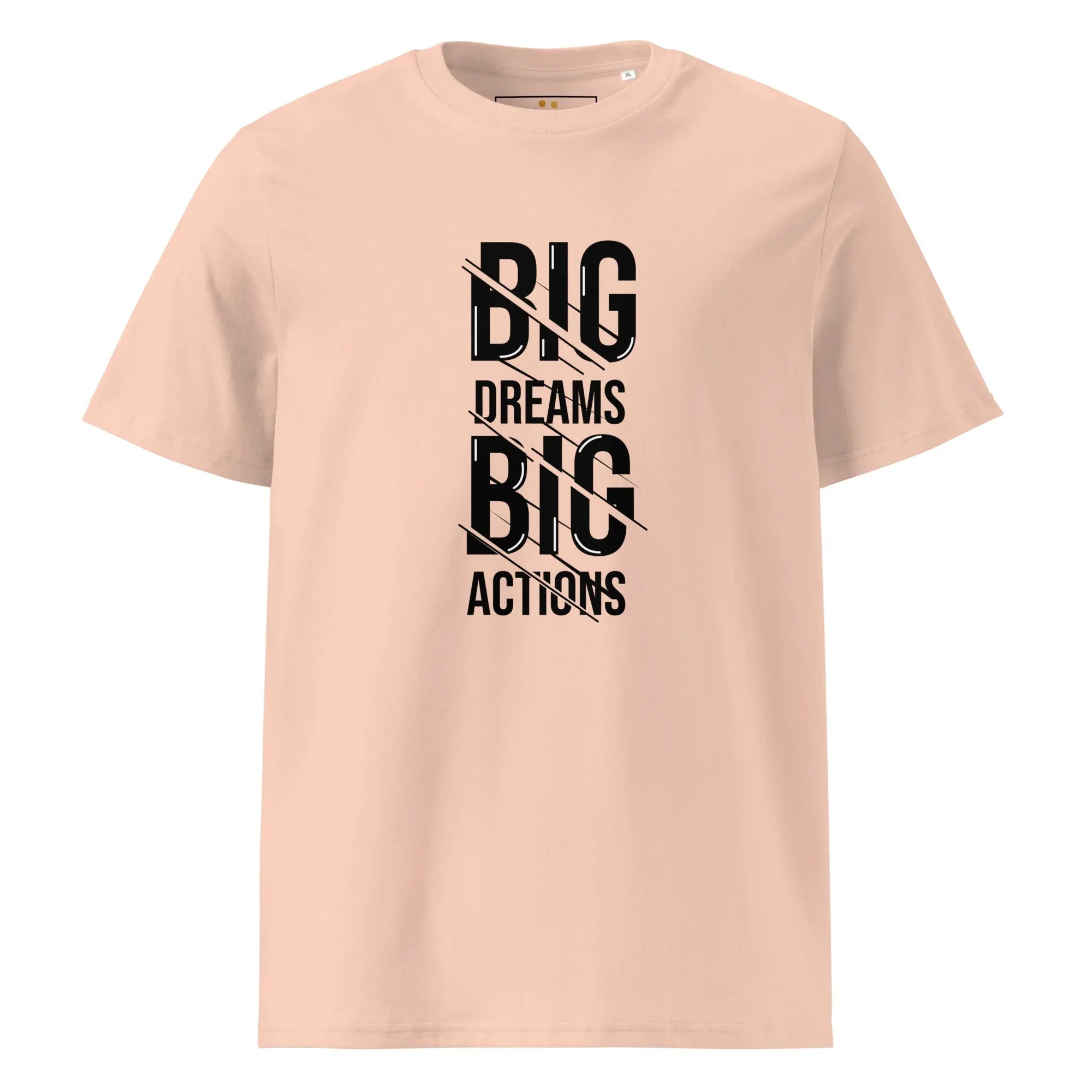 Unisex | Big Dreams Big Actions Organic Cotton T-Shirt - AwRans Clothing