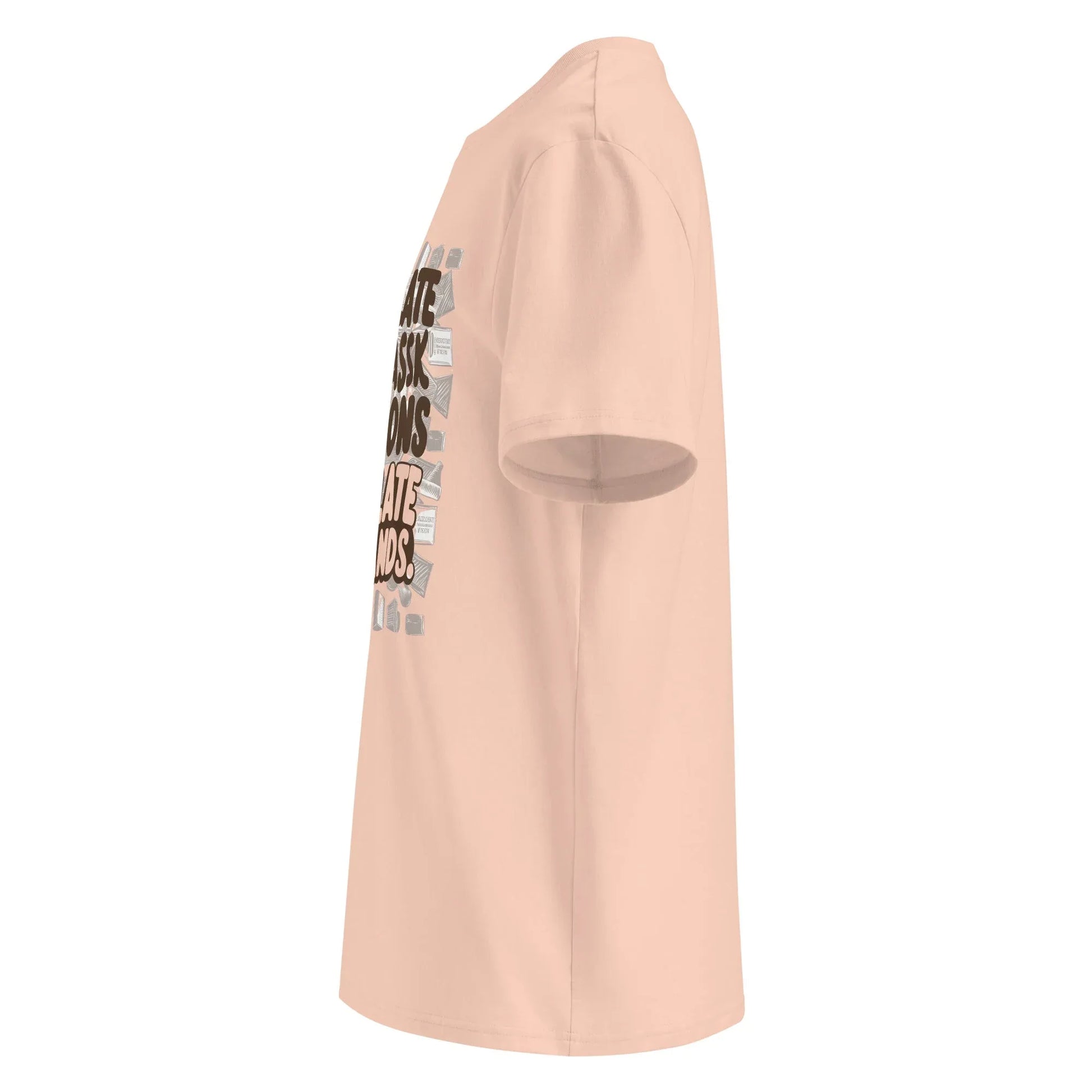 Unisex | Chocolate Doesn't Ask Questions Chocolate Understands Organic Cotton T-Shirt - AwRans Clothing