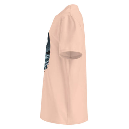 Unisex | Moon, Crow, Beach - Soft Organic Cotton T-Shirt - AwRans Clothing