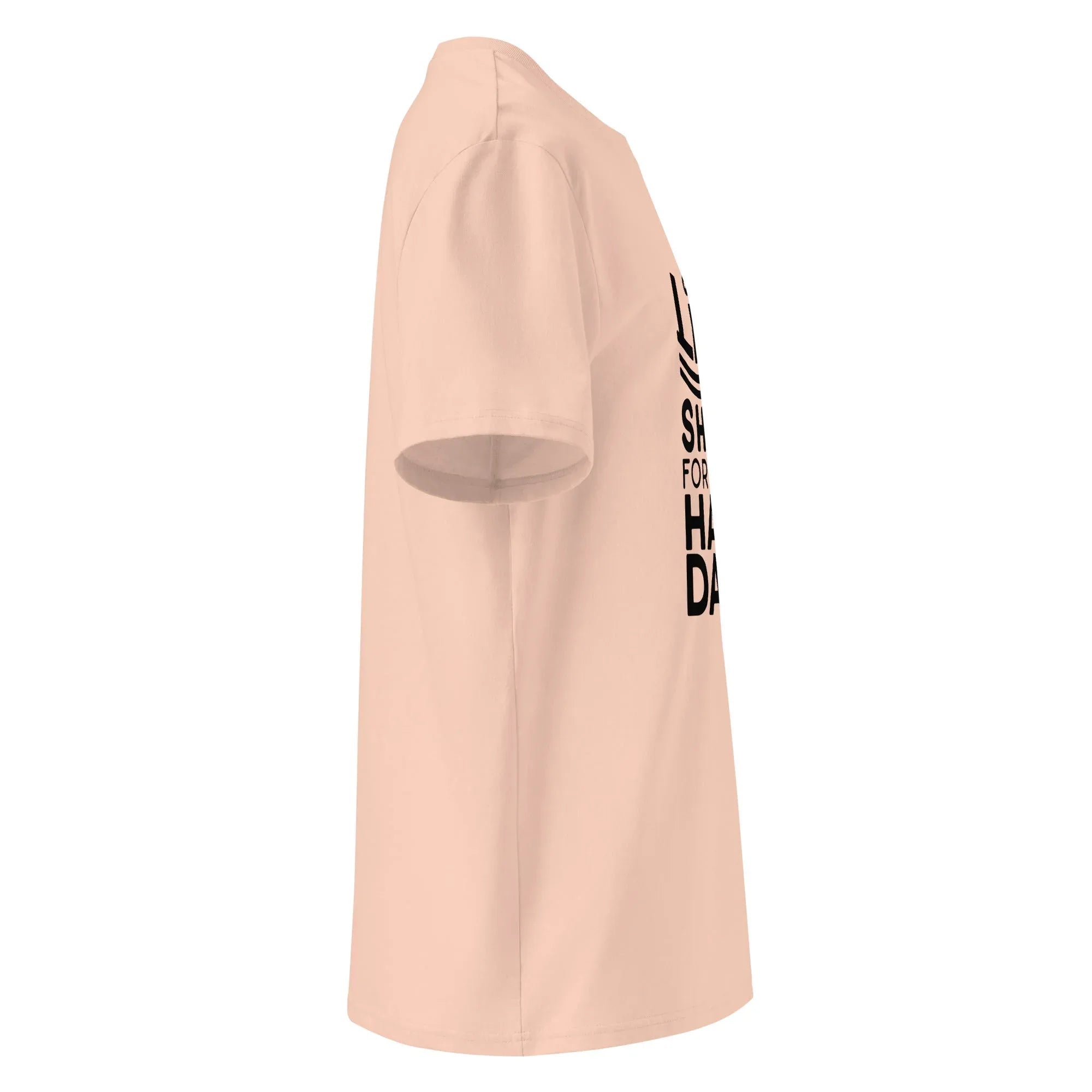 Unisex | LIFE IS TOO SHORT FOR BAD HAIR DAYS Organic Cotton T-Shirt T-Shirt AwRans Clothing unisex-organic-cotton-t-shirt-fraiche-peche-right-665e66ea2d2e1