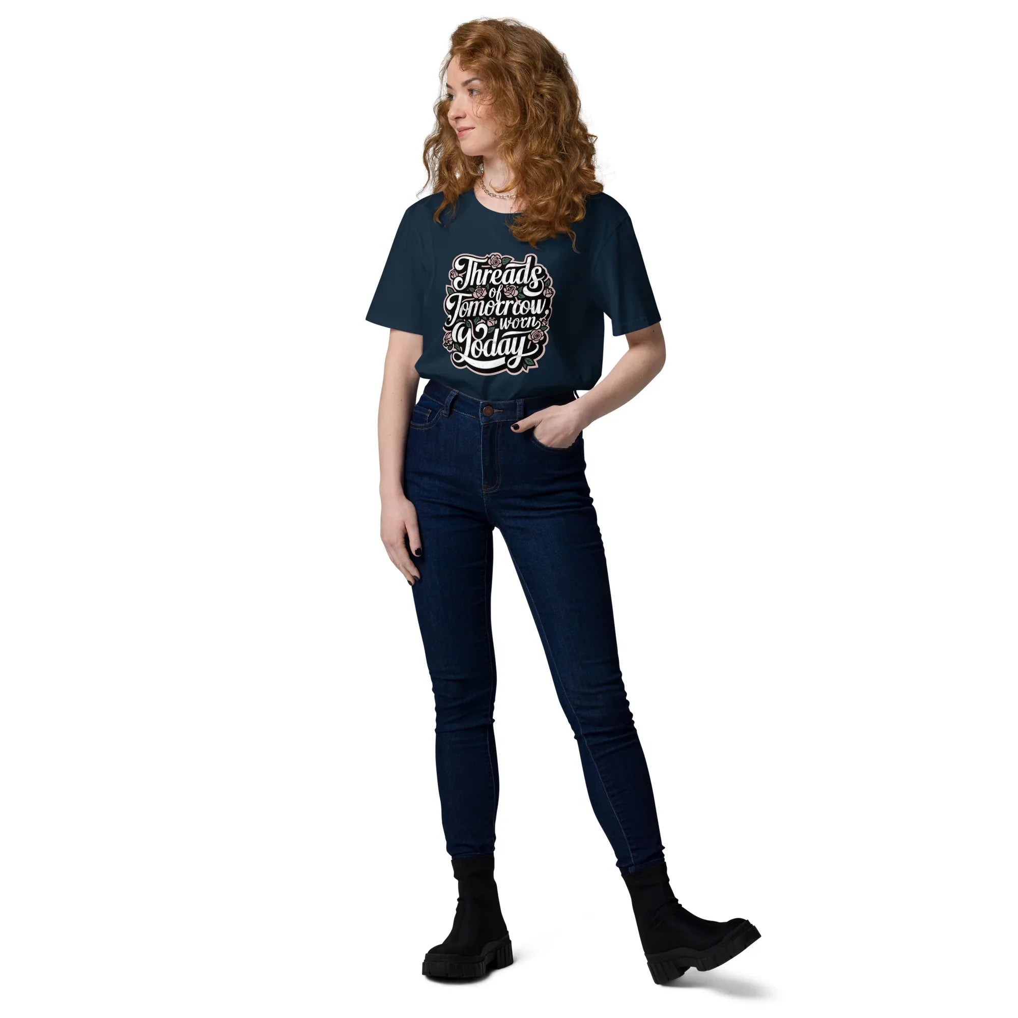 Women's Organic Cotton T-Shirt | Threads Of Tomorrow Worn Today - AwRans Clothing