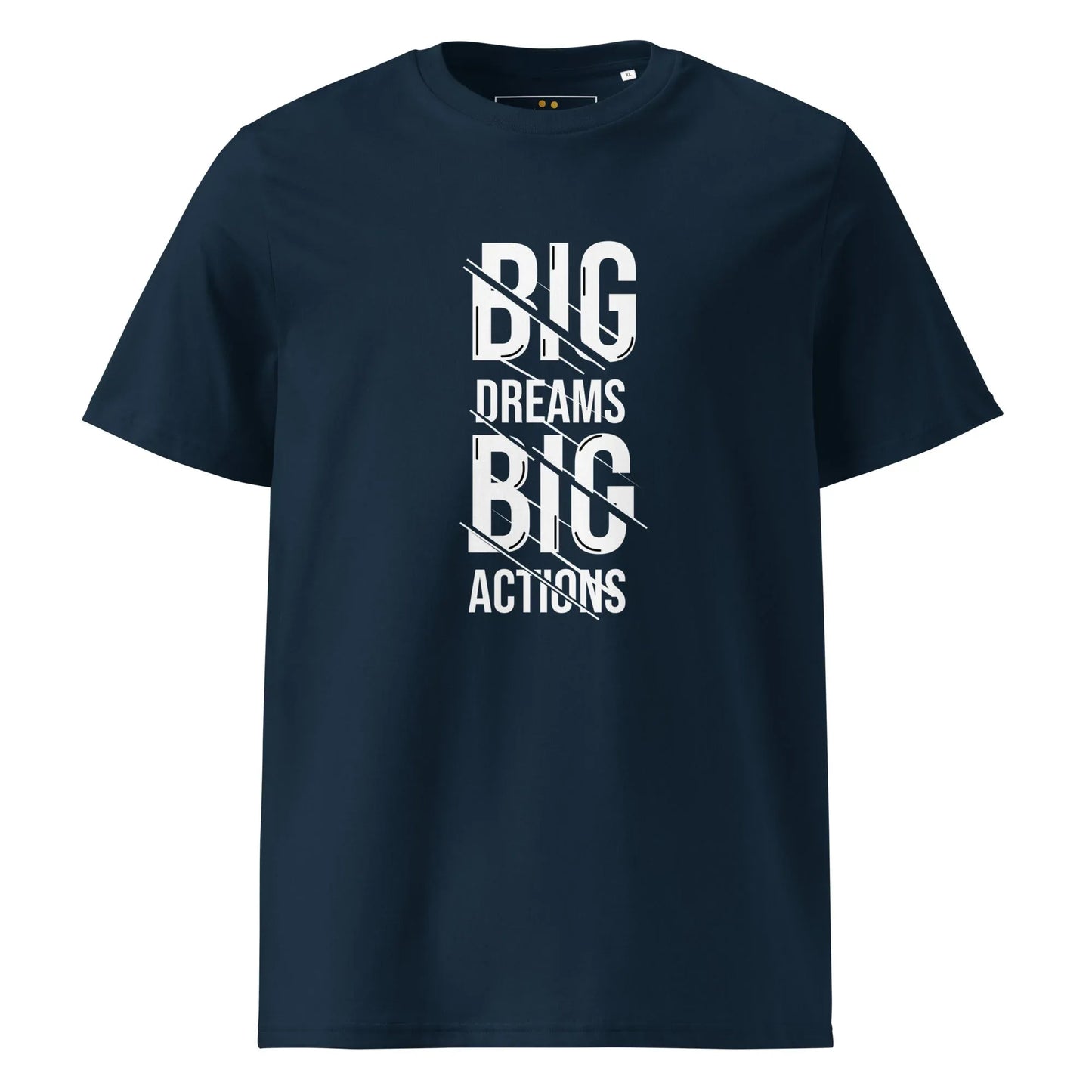 Unisex | Big Dreams Big Actions Organic Cotton T-Shirt - AwRans Clothing