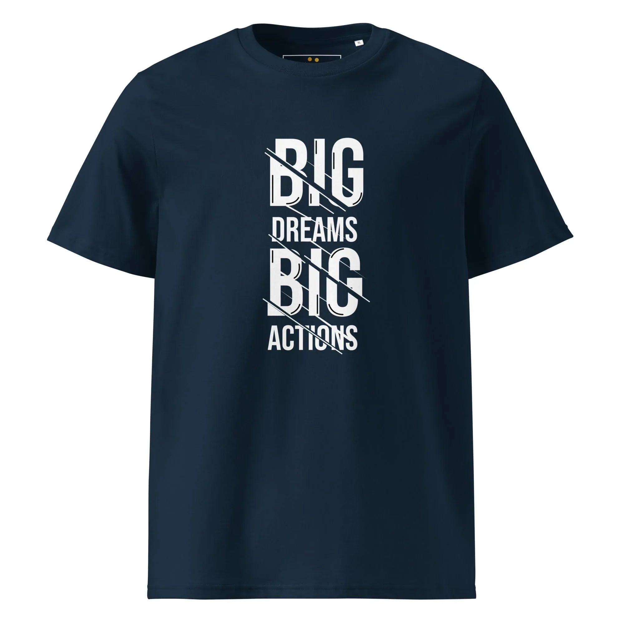 Unisex | Big Dreams Big Actions Organic Cotton T-Shirt - AwRans Clothing