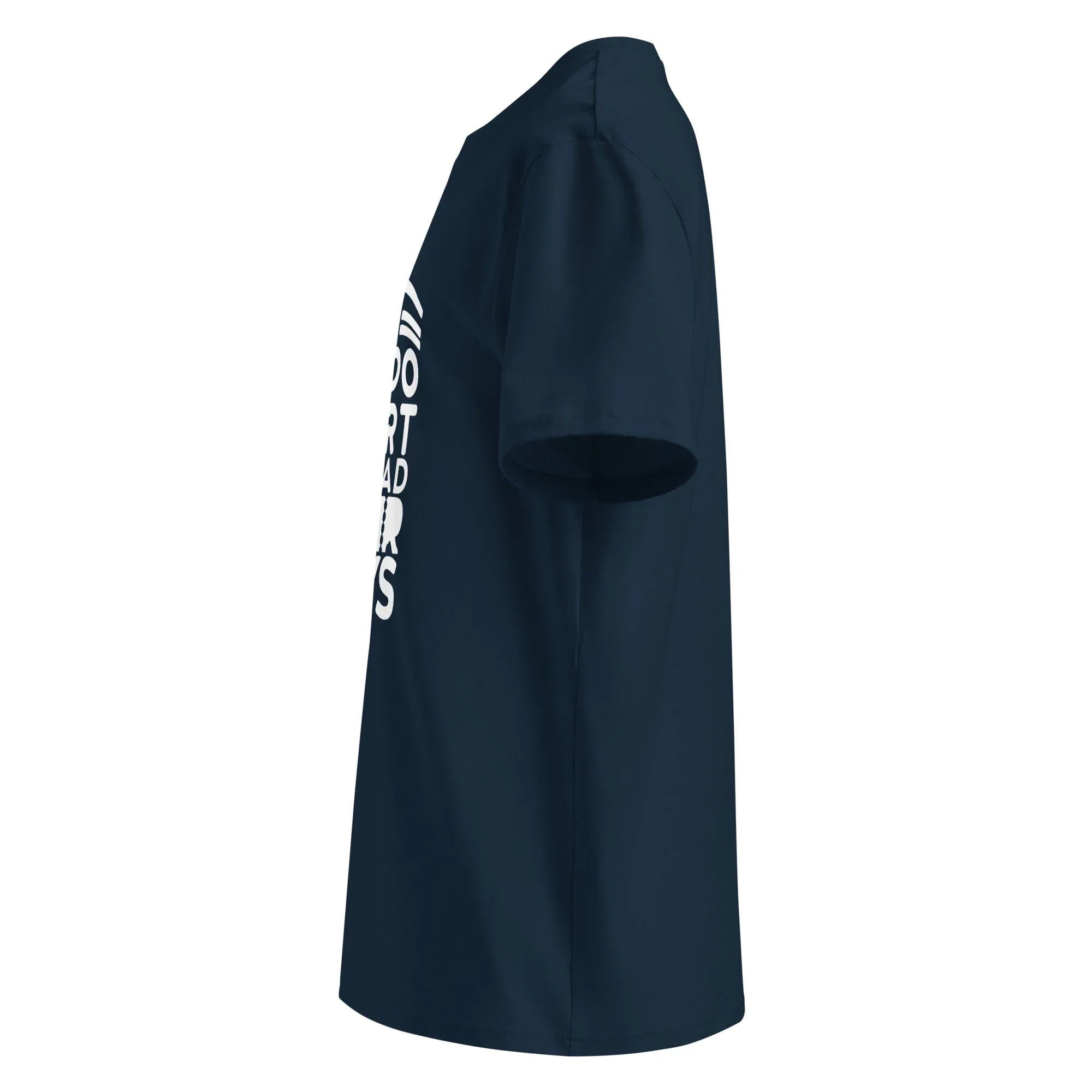 Unisex | LIFE IS TOO SHORT FOR BAD HAIR DAYS Organic Cotton T-Shirt T-Shirt AwRans Clothing unisex-organic-cotton-t-shirt-french-navy-left-66659c4ce9042