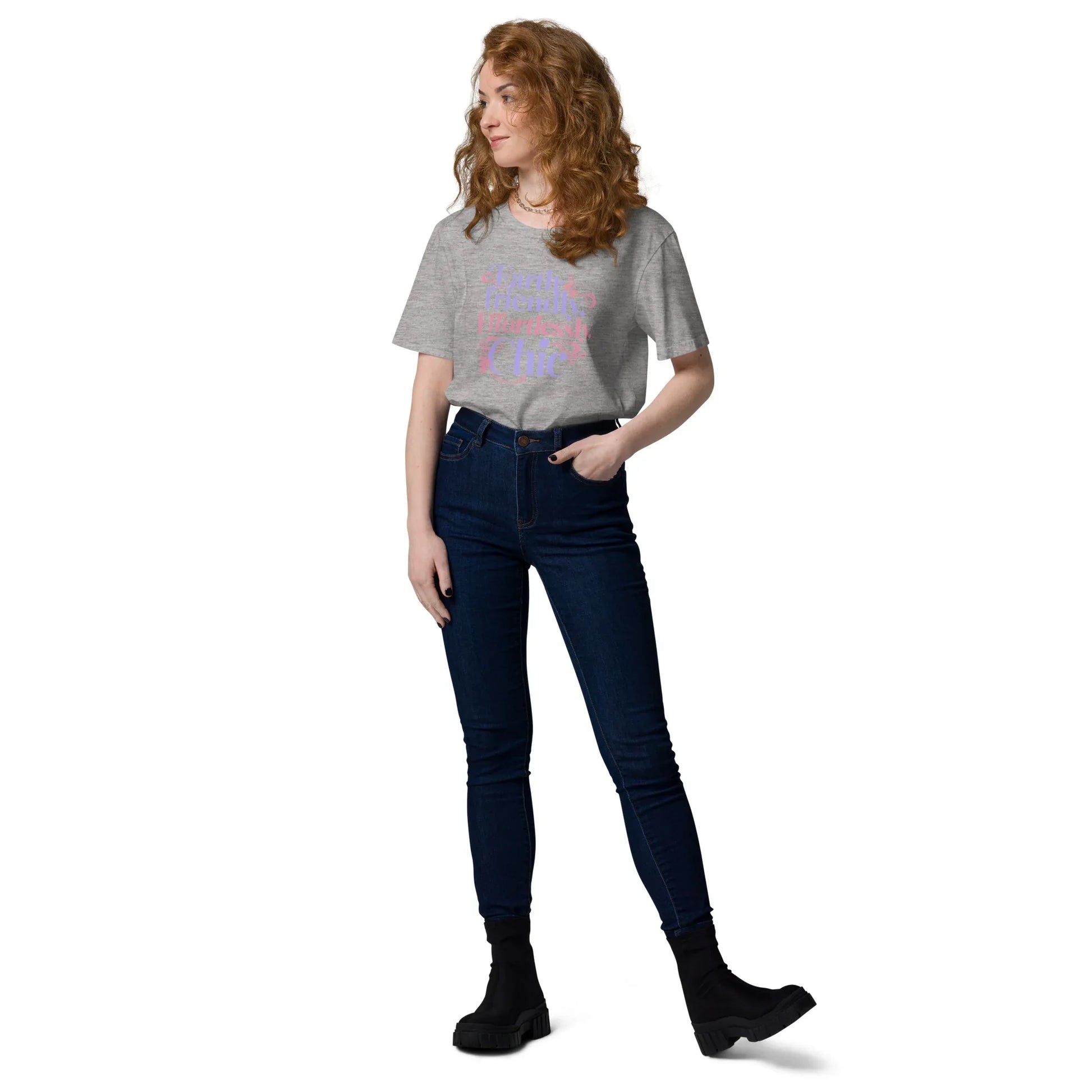 Women's Organic Cotton T-Shirt | Earth Friendly,Effortrless Chic - AwRans Clothing