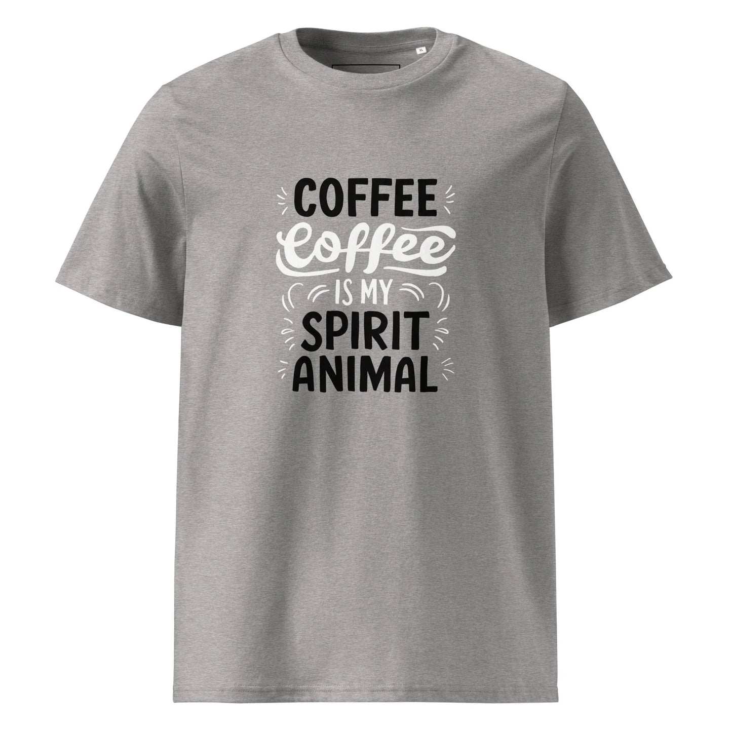 Unisex | Coffee Is My Spirit Animal Organic Cotton T-Shirt - AwRans Clothing